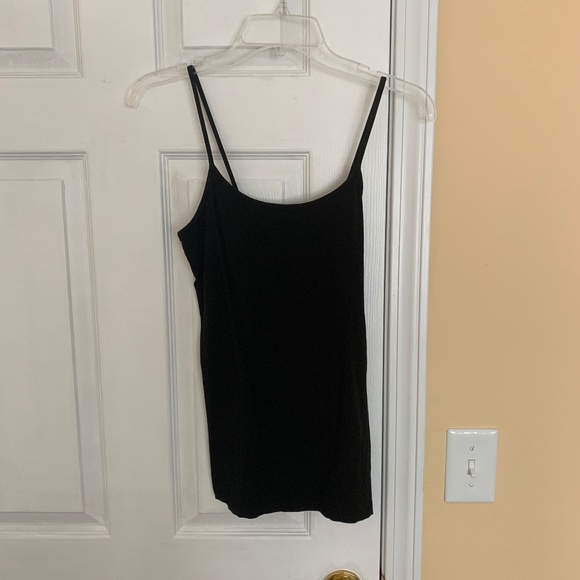 Time and Tru Tops - Black Camisole